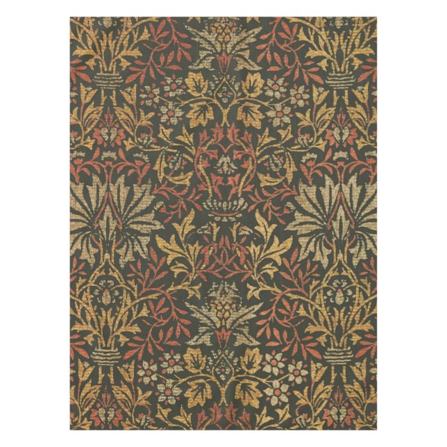 William Morris Flower Garden Tapestry Tischdecke (Vorderseite)