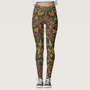 William Morris Flower Garden Teppich Leggings
