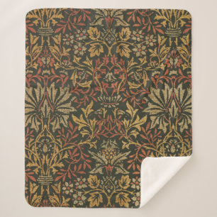 William Morris Flower Garden Teppich Sherpadecke