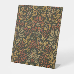 William Morris Flower Garden Teppich Sockelschild