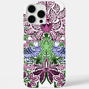 William Morris Folk Art Birds Blume Acorns iPhone 16 Pro Max Hülle