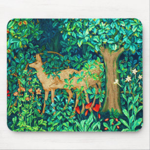 William Morris Forest Deer Tapestry Mousepad