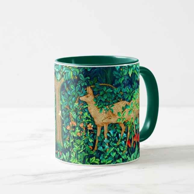 William Morris Forest Deer Tapestry Tasse (VorderseiteRechts)