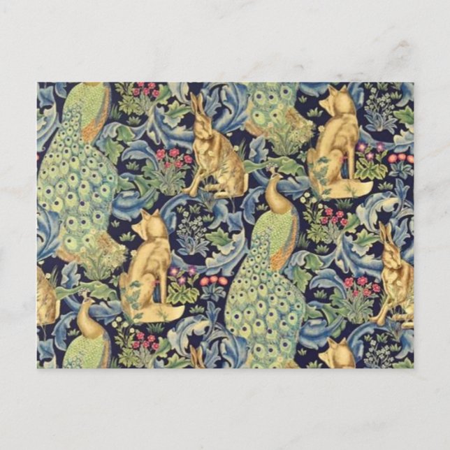 William Morris Forest Postkarte (Vorderseite)