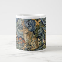 William Morris Forest Rabbit Floral Art Nouveau