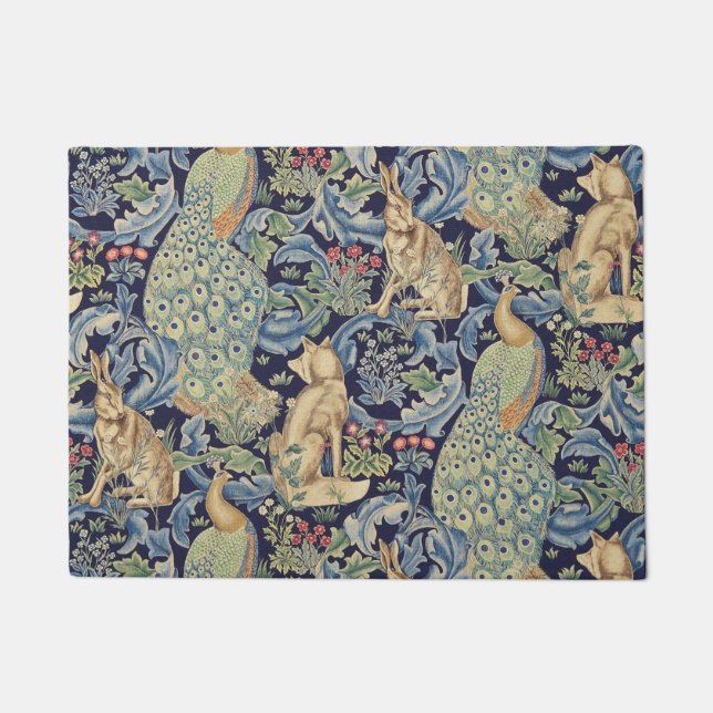 William Morris Forest Rabbit Fußmatte (Vorderseite)