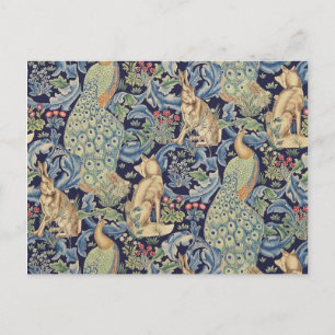 William Morris Forest Rabbit Postkarte