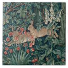 William Morris Forest Rabbits Floral
