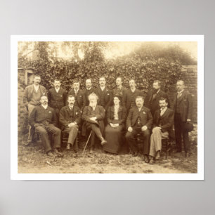 William Morris, fotografiert mit dem Stab von Kel Poster