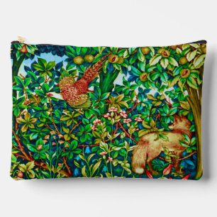William Morris Fox und Paul Tapestry Print Zubehörtasche