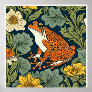 William Morris Frosch Inspiration Poster