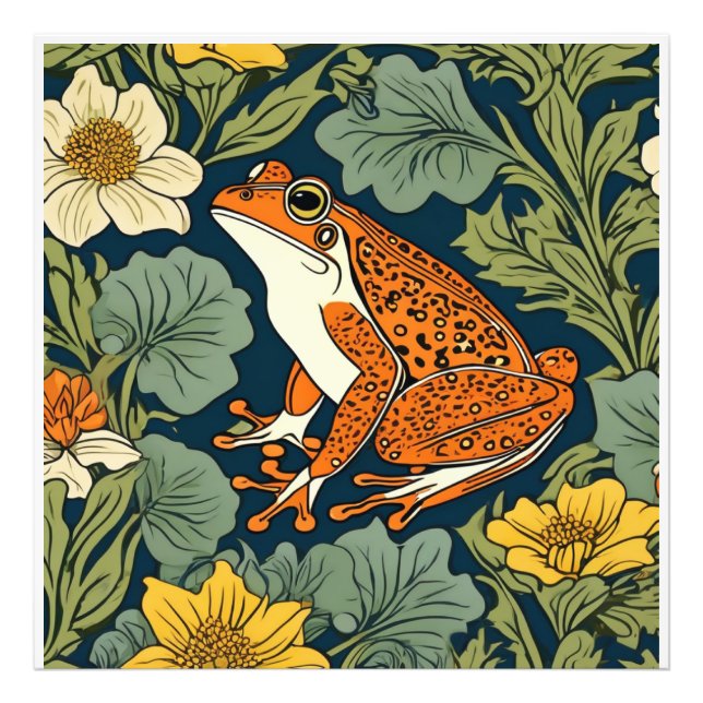 William Morris Froschinspiration Fotodruck (Vorne)