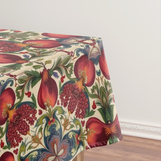 William Morris Frucht Granatapfel Blumenmuster Tischdecke (Beispiel)