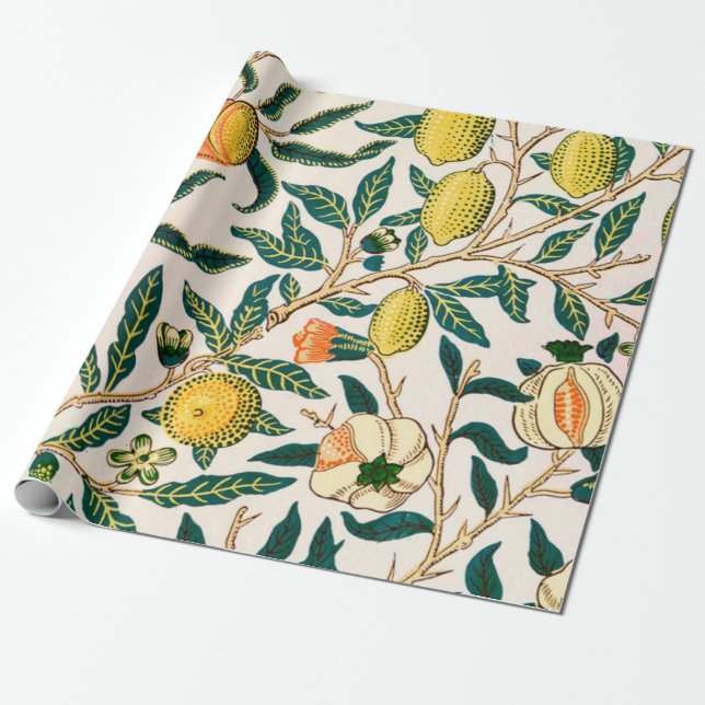 William Morris frucht und Granatäpfel Geschenkpapier (Ungerollt)