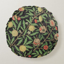 William Morris' Fruchtmuster (1862)  Rundes Kissen