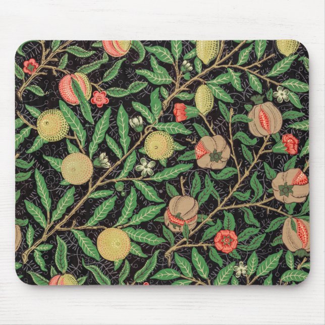 William Morris Fruchtmuster Vintag Mousepad (Vorne)