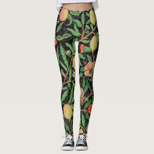 William Morris Fruchtmuster Vintage Leggings