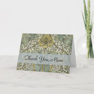 William Morris Frühjahrsdickicht Gelbe Blumenkunst Dankeskarte