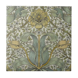 William Morris Frühjahrsdickicht Gelbe Blumenkunst Fliese