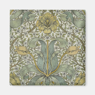 William Morris Frühjahrsdickicht Gelbe Blumenkunst Magnet