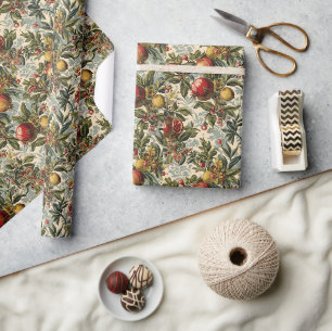 William Morris Fruit Granatapfel-Blumenmuster Geschenkpapier