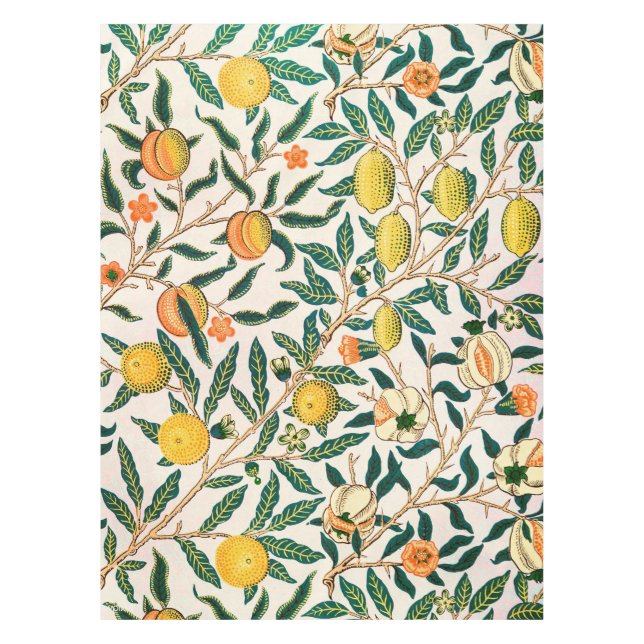 William Morris Fruit Granatapfel Vintage  Tischdecke (Vorderseite)