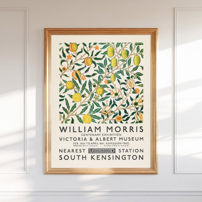 William Morris Fruit oder Pomegranate Lemons Tree Poster (Von Creator hochgeladen)