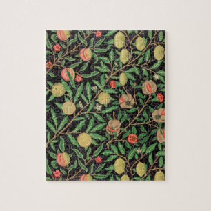 William Morris Fruit Pomegranate Blumenmuster Puzzle