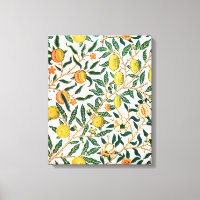 William Morris Fruit Pomegranate Weißer Ornament