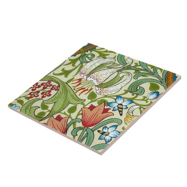 William Morris Garden Lily Wallpaper Fliese (Seite)