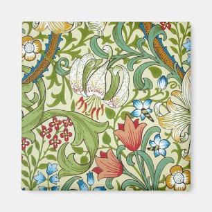 William Morris Garden Lily Wallpaper Magnet