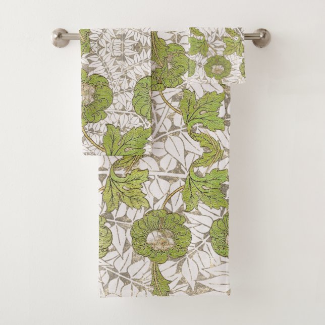 William Morris Garten-Mix Botanical Badhandtuch Set (Insitu)