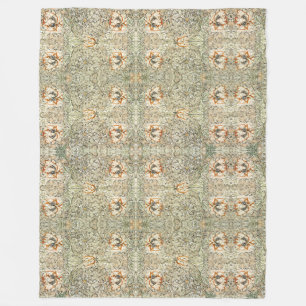 William Morris Geißblatt Blumen Tapete Fleecedecke