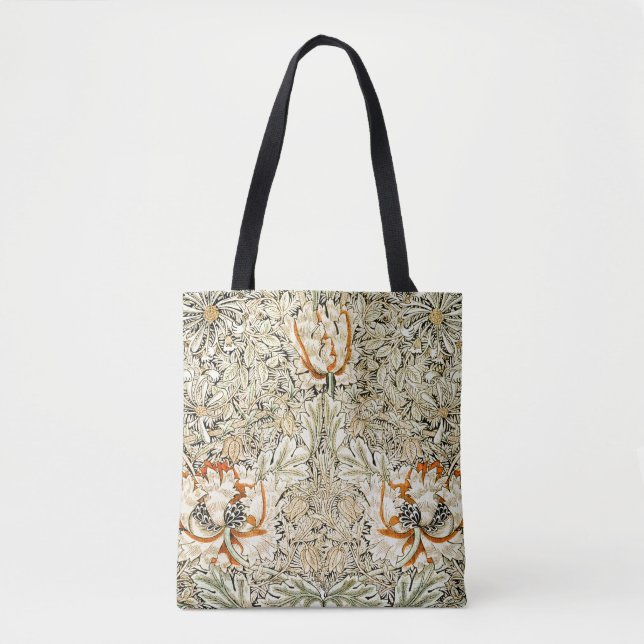 William Morris Geißblatt-Blumen-Wallpaper (Vorderseite)