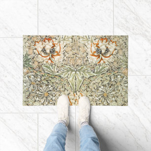 William Morris Geißblatt Blumen Wallpaper Fußmatte