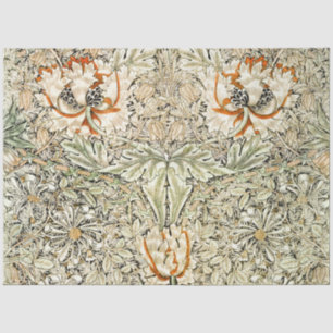 William Morris Geißblatt-Blumen-Wallpaper Seidenpapier