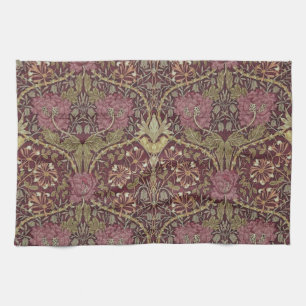 William Morris, Geißblatt, florales Muster, Kunst Geschirrtuch