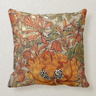 William Morris-Geißblatt Kissen