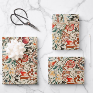 William Morris Geschenkpapier für botanische Kunst Set