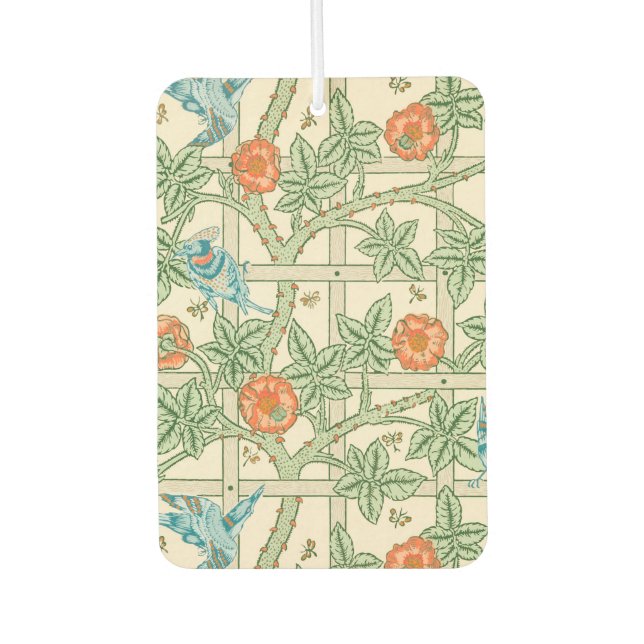 William Morris Gitter viktorianische Tapete Autolufterfrischer (Vorderseite)