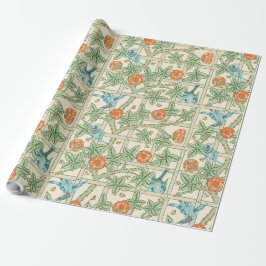 William Morris Gitter viktorianische Tapete Geschenkpapier
