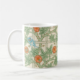 William Morris Gitter viktorianische Tapete Kaffeetasse