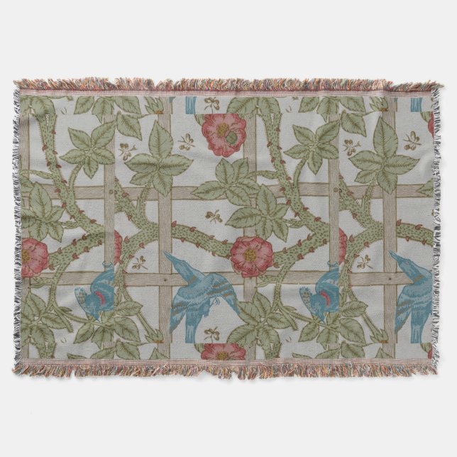 William Morris Gitter-Wallpaper-Kunst Decke (Vorderseite)