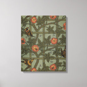 William Morris Gitter-Wallpaper-Kunst Leinwanddruck
