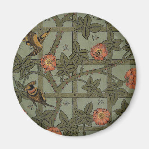 William Morris Gitter-Wallpaper-Kunst Magnet