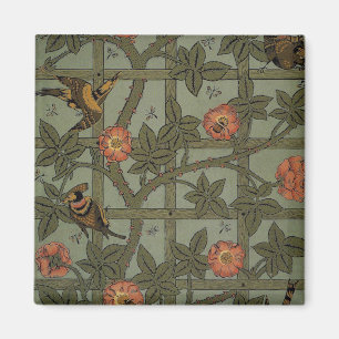 William Morris Gitter-Wallpaper-Kunst Magnet