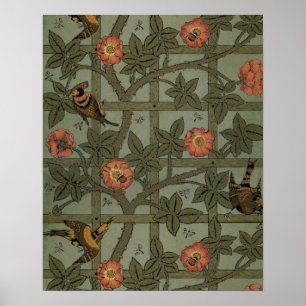 William Morris Gitter-Wallpaper-Kunst Poster