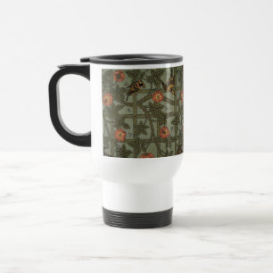 William Morris Gitter-Wallpaper-Kunst Reisebecher