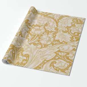 William Morris Gold Bachelors Button Floral Geschenkpapier