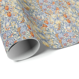 William Morris Gold Lily Viktorianisch Wallpaper Geschenkpapier